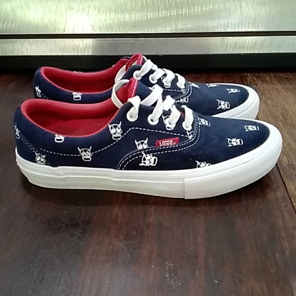 Vans Blue Suede Leather Skateboard Pro Mens 6 - Picture 4 of 9